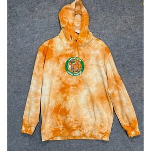 Lakai Skate Club Hoodie Mens Large Larry June Limited Tie Dye Orange Sweatshirt